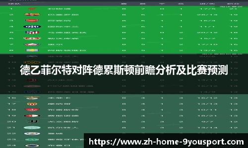德乙菲尔特对阵德累斯顿前瞻分析及比赛预测